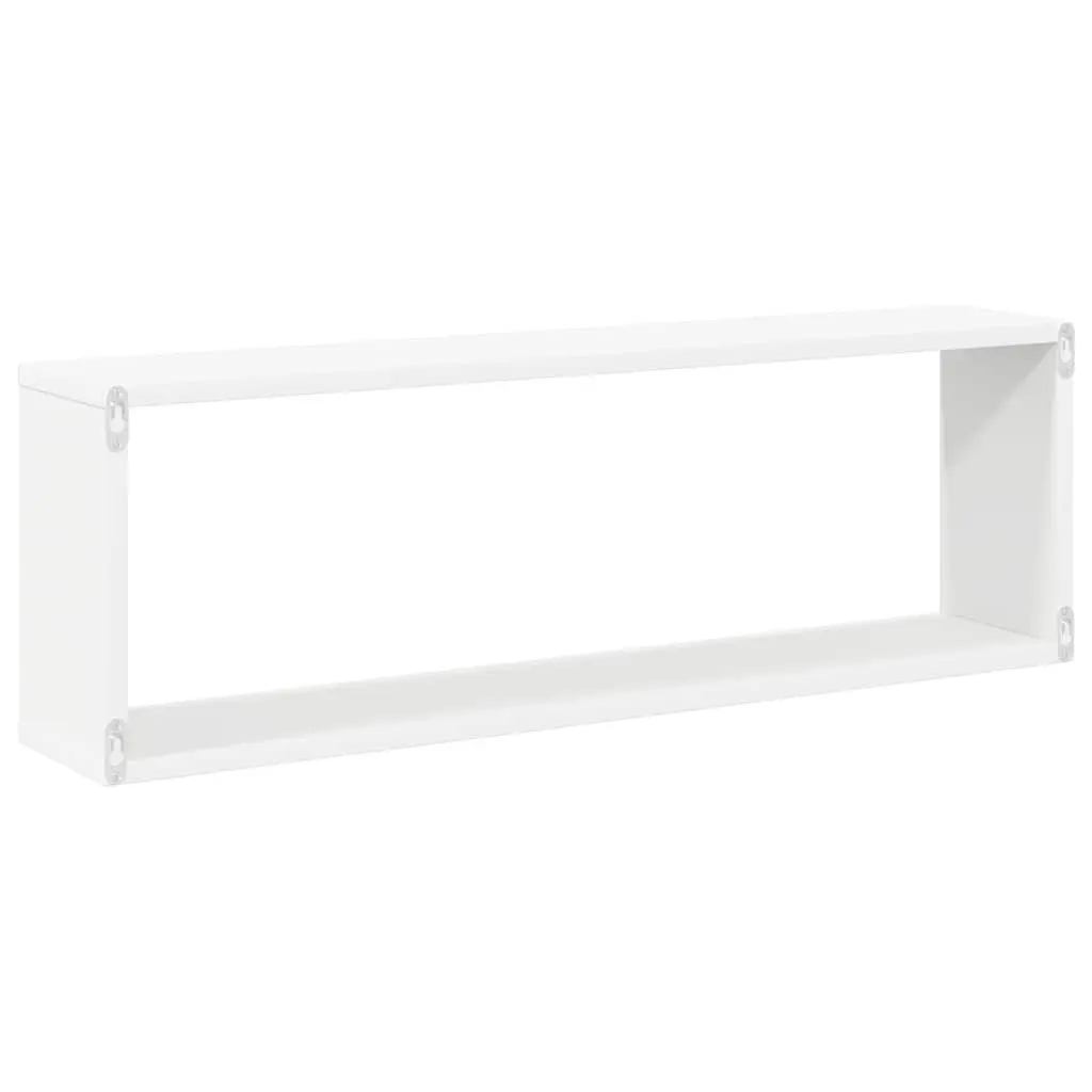Wall Cube Shelves 6 Piece Set White Sonoma Oak Storage Display Shelving Unit