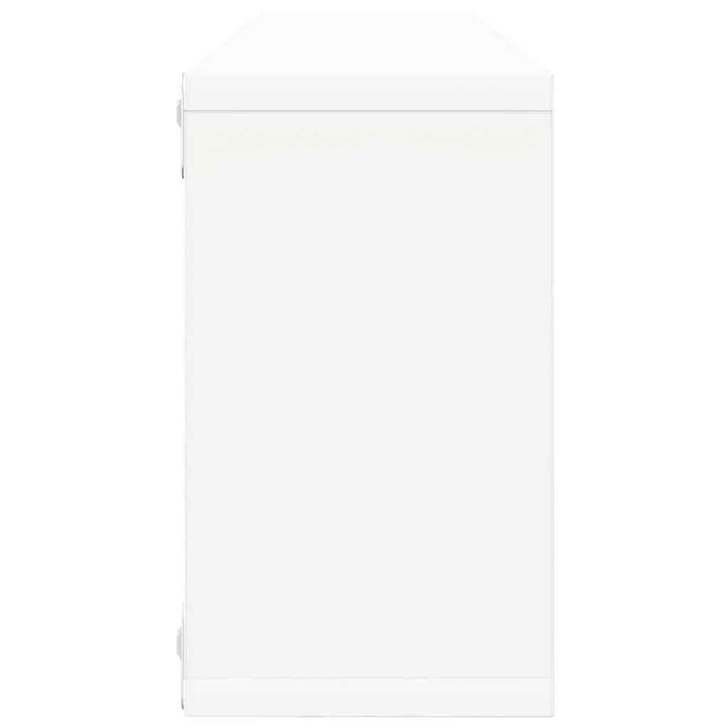 Wall Cube Shelves 6 Piece Set White Sonoma Oak Storage Display Shelving Unit