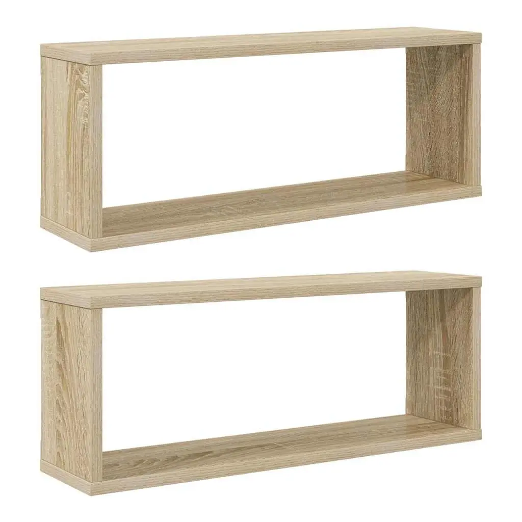 Floating Cube Shelves