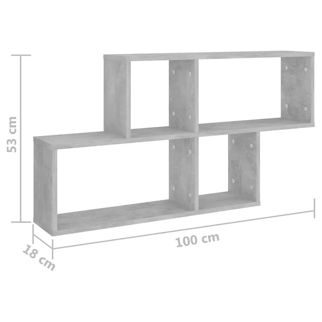 Wall Shelf 100x18x53cm for Display