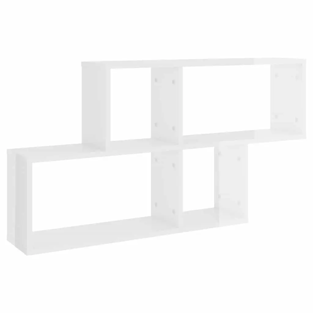 White Wall Shelf Cube Storage Display Unit Floating Bookcase Home Decor