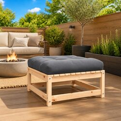 Friendly Garden Footstool with Cushion – Perfect for You