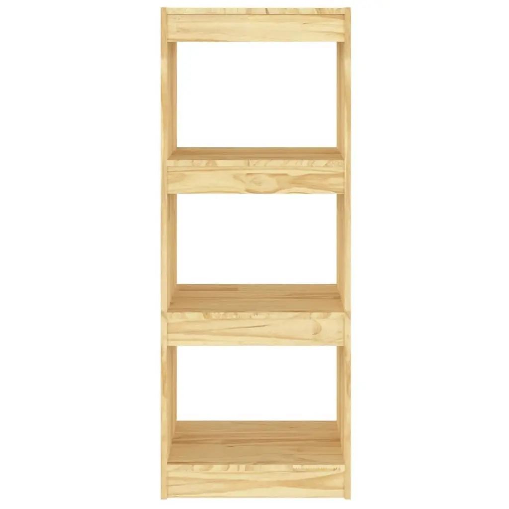 Pinewood Room Divider Book Cabinet Storage Shelf 40x30x103.5cm Brown