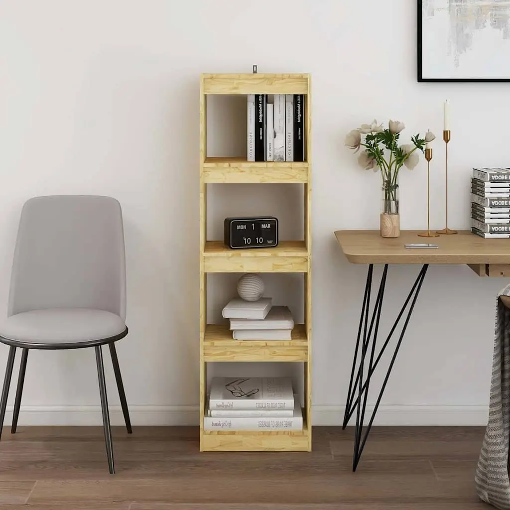 Book Cabinet Room Divider Storage Shelving Unit Wooden Bookcase Organizer