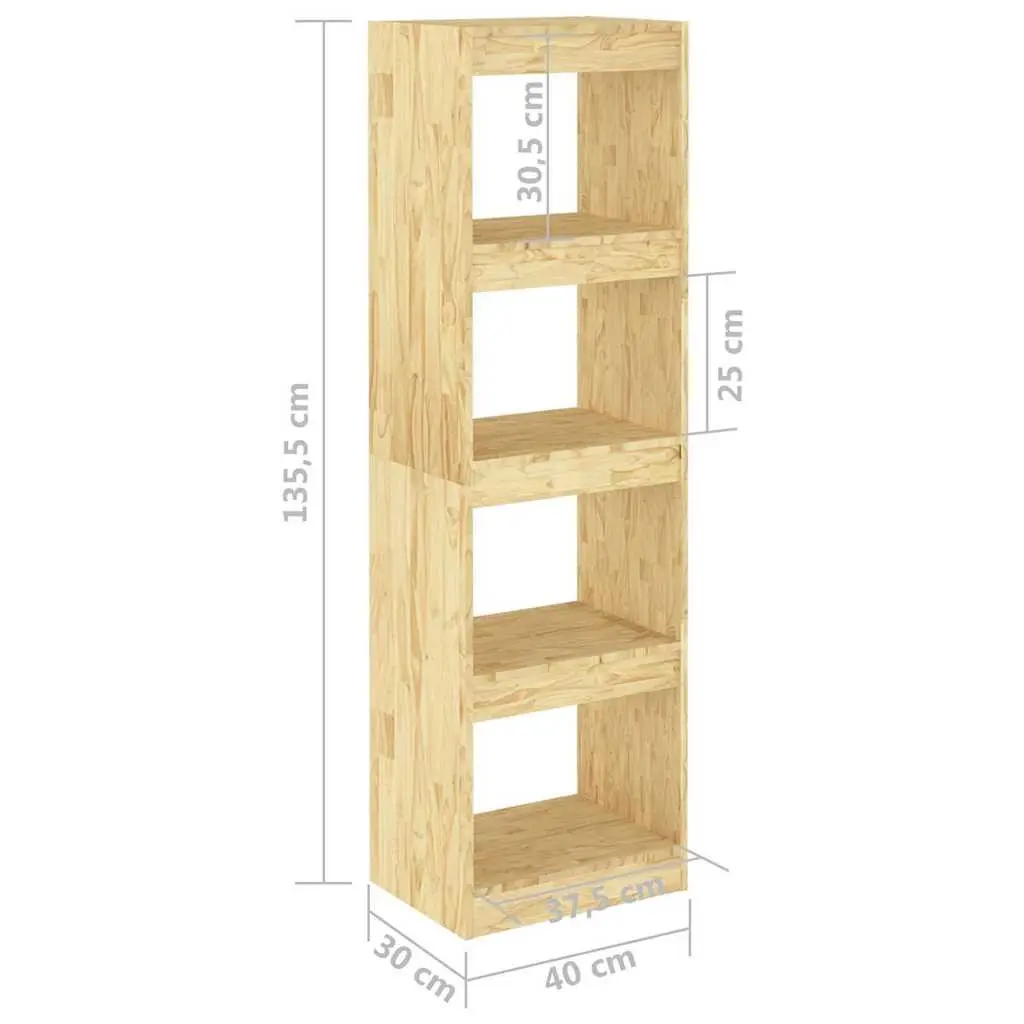 Book Cabinet Room Divider Storage Shelving Unit Wooden Bookcase Organizer