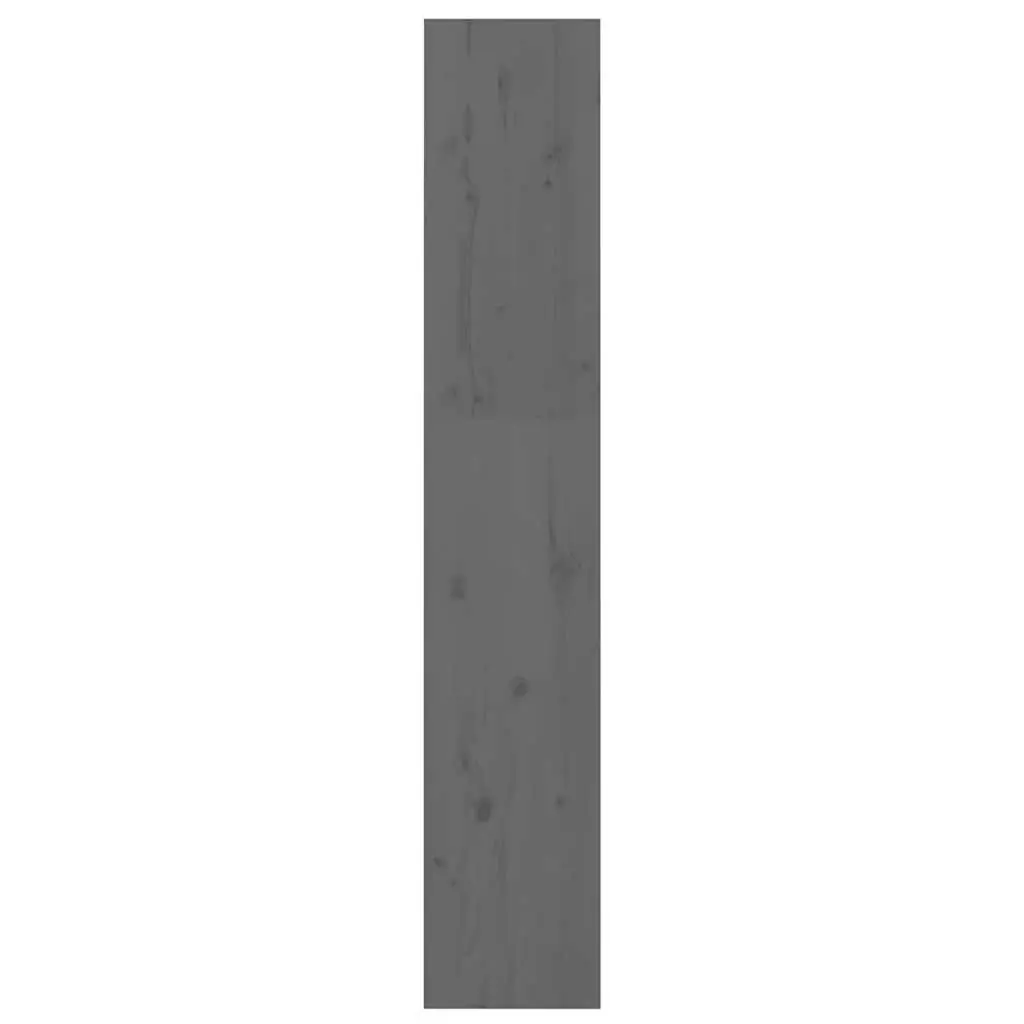 Book Cabinet Room Divider Bookcase Grey 60x30x167.5 cm Solid Pine Wood Shelf