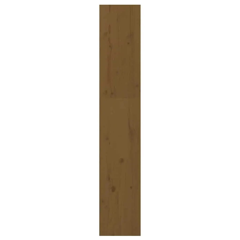 Book Cabinet Room Divider Honey Brown 60x30x167.5cm Solid Pine Wood Bookshelf