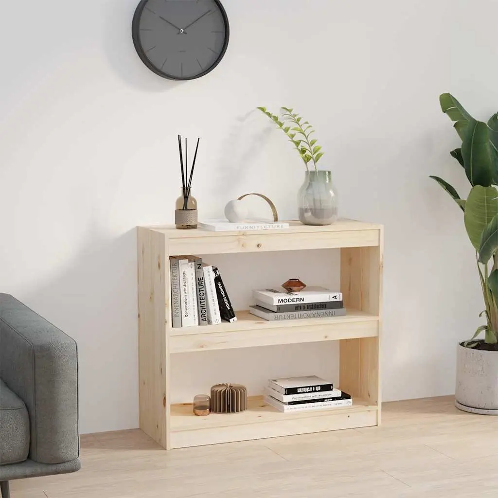 Solid Wood Pine Book Cabinet