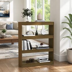 Friendly Honey Brown Book Cabinet for All Your Storage Needs