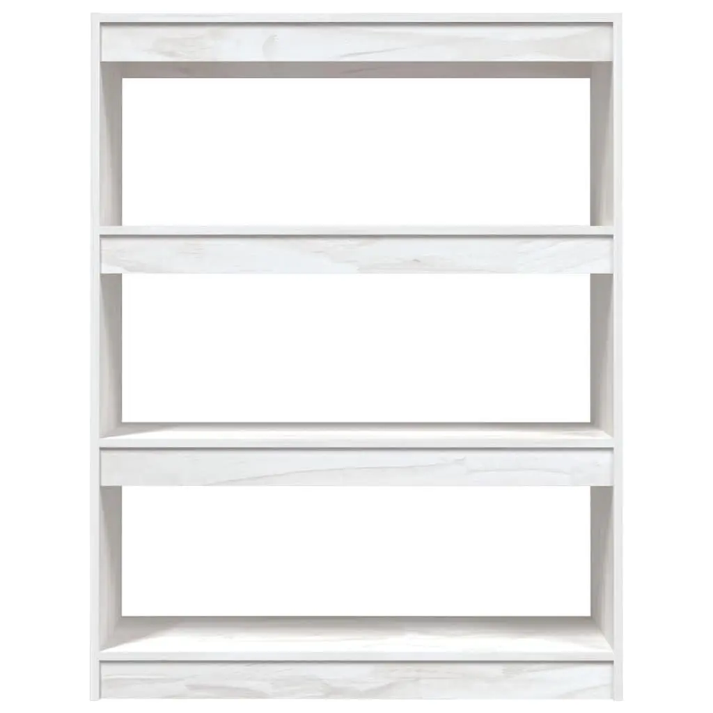 Book Cabinet White 100x30x103 cm Standing Shelf Storage Organiser Room Divider