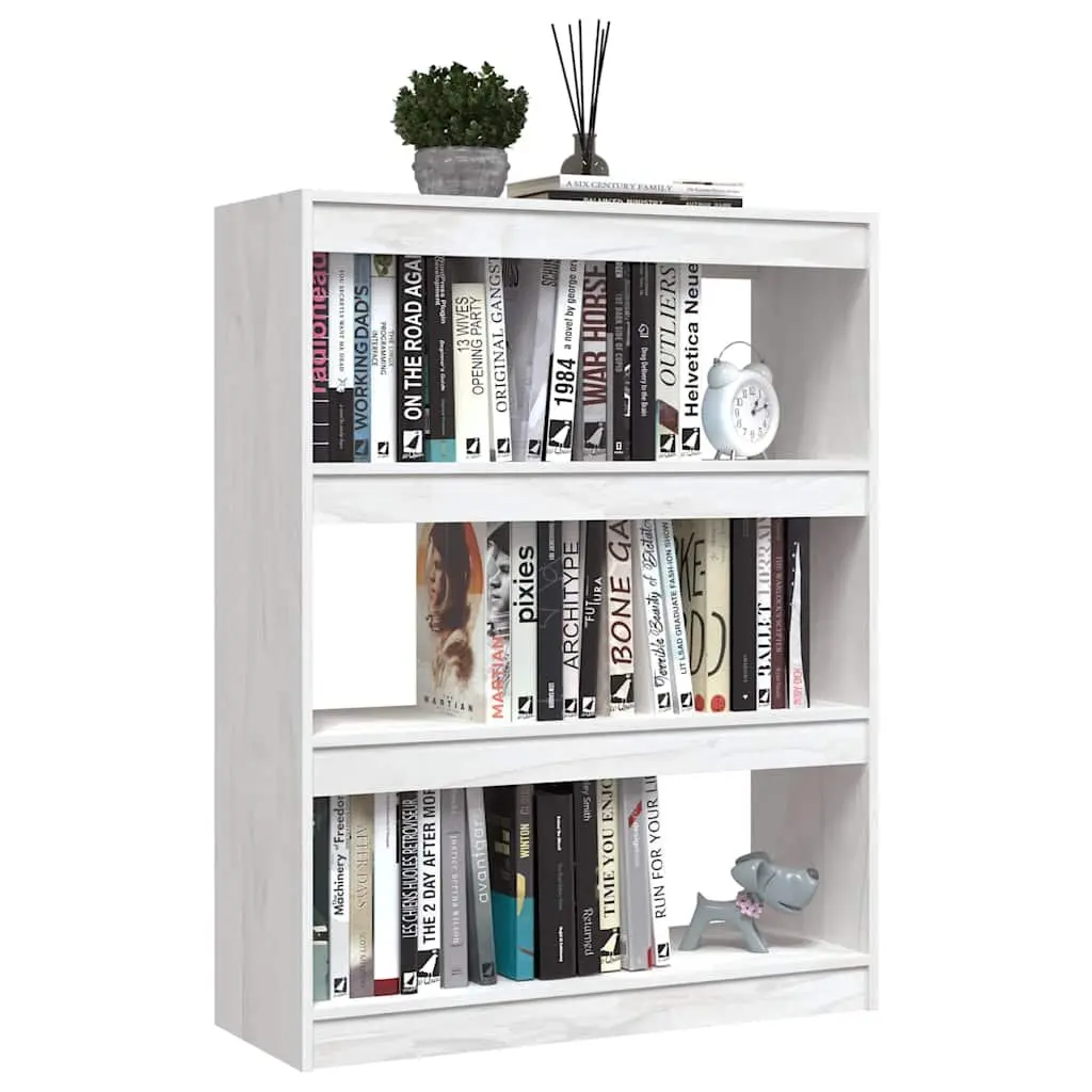Book Cabinet White 100x30x103 cm Standing Shelf Storage Organiser Room Divider