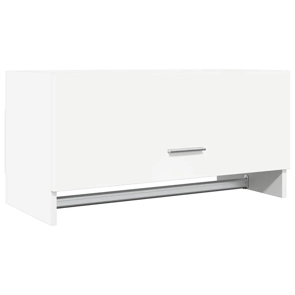 White Compact Wardrobe