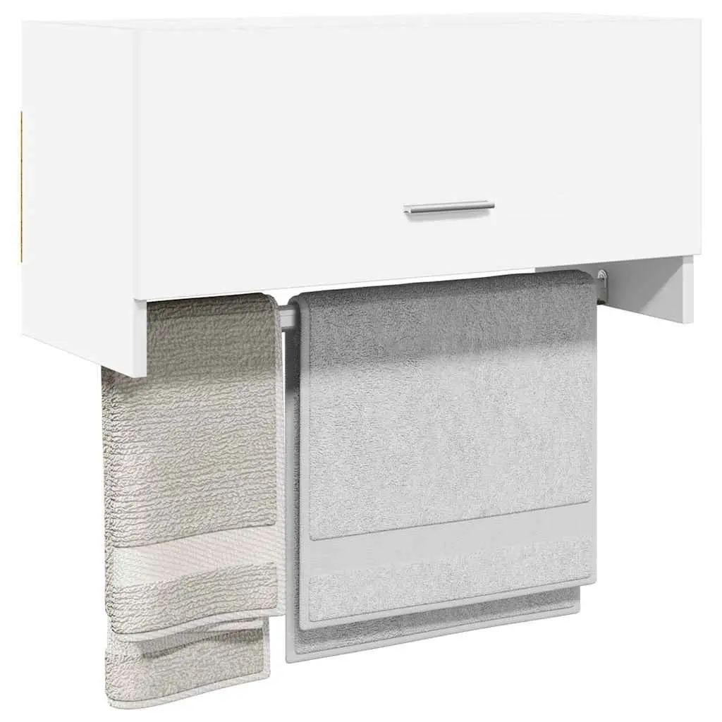 White Compact Wardrobe