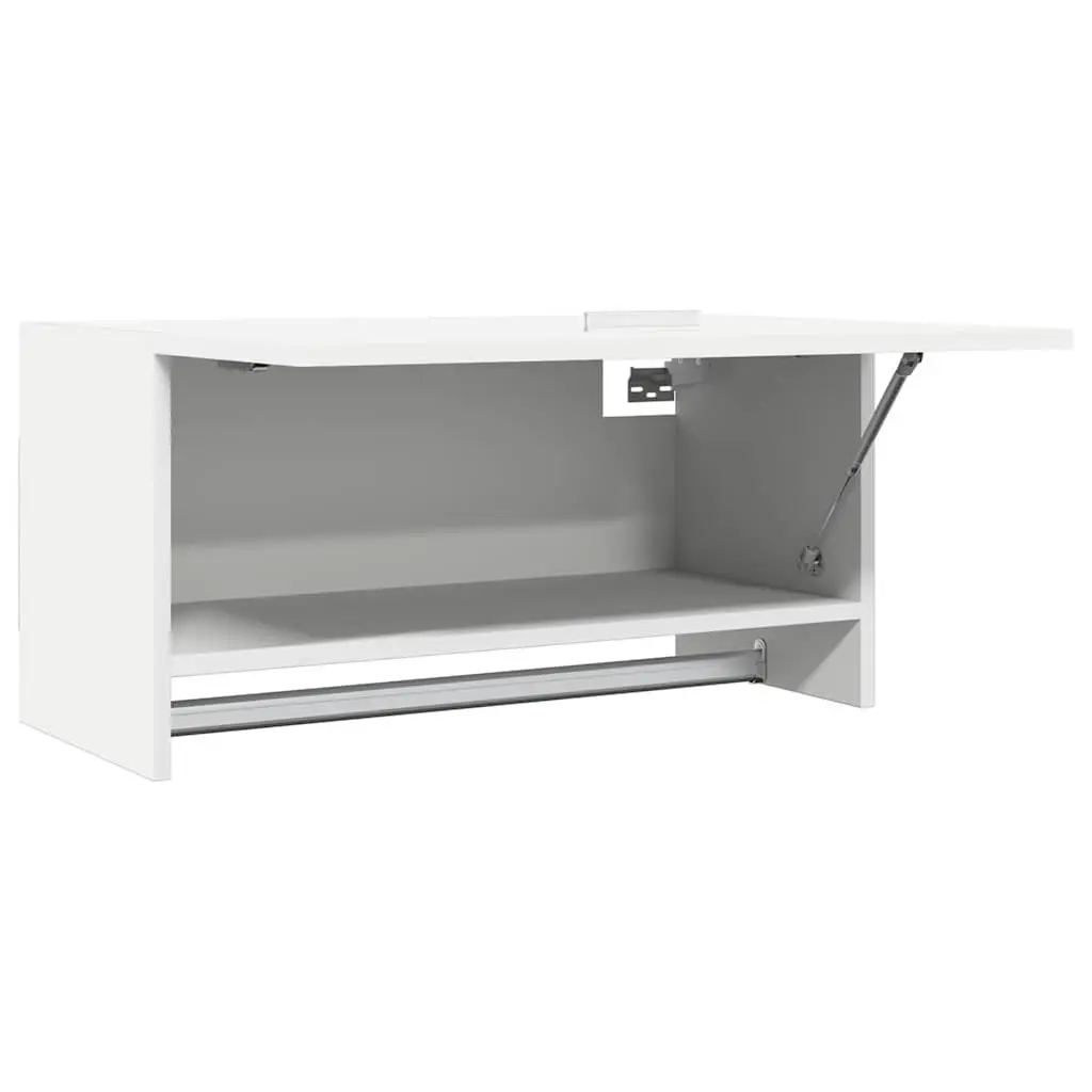 White Compact Wardrobe