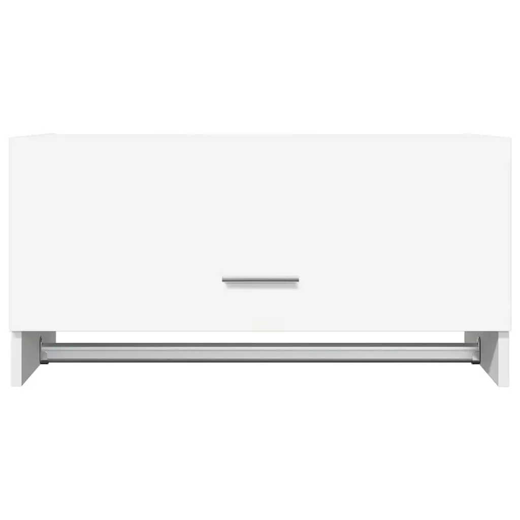 White Compact Wardrobe