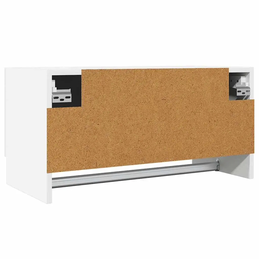 White Compact Wardrobe