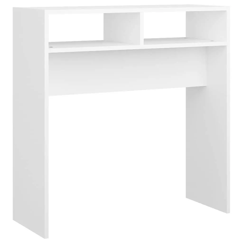 Console Table White Hallway Entrance Living Room Accent Side Display Furniture