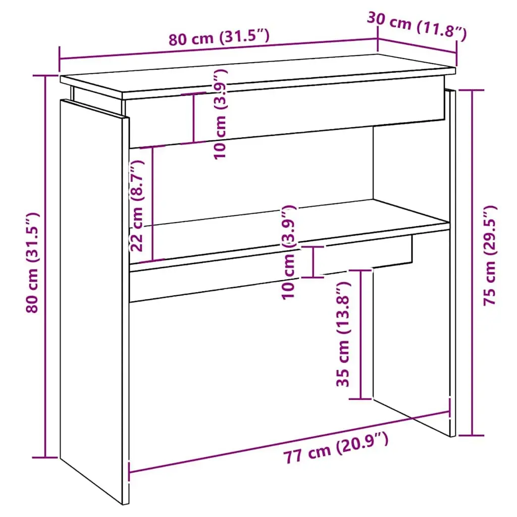 Console Table for Storage and Style