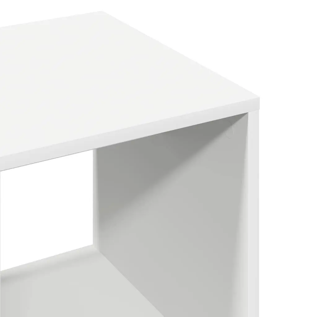 White Wardrobe Cabinet Spacious Open Compartment 80W x 40D x 110H cm