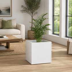 Your New White Planter Box 40x40x40 cm for Any Space