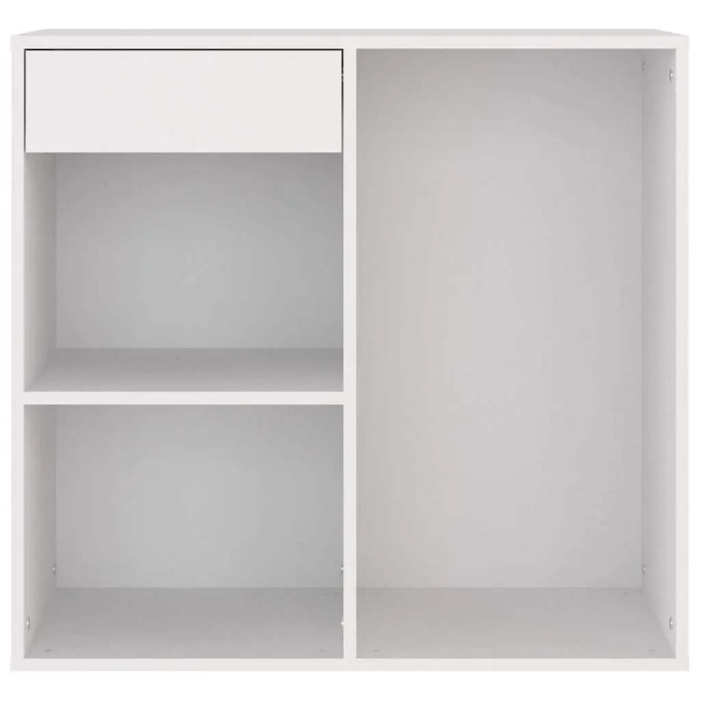 Cosmetic Cabinet Storage Unit White Engineered Wood 80 x 40 x 75 cm