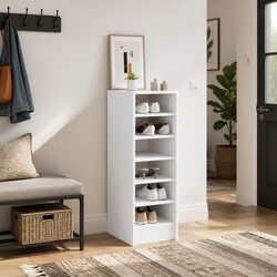 Friendly White Shoe Organiser for Your Home