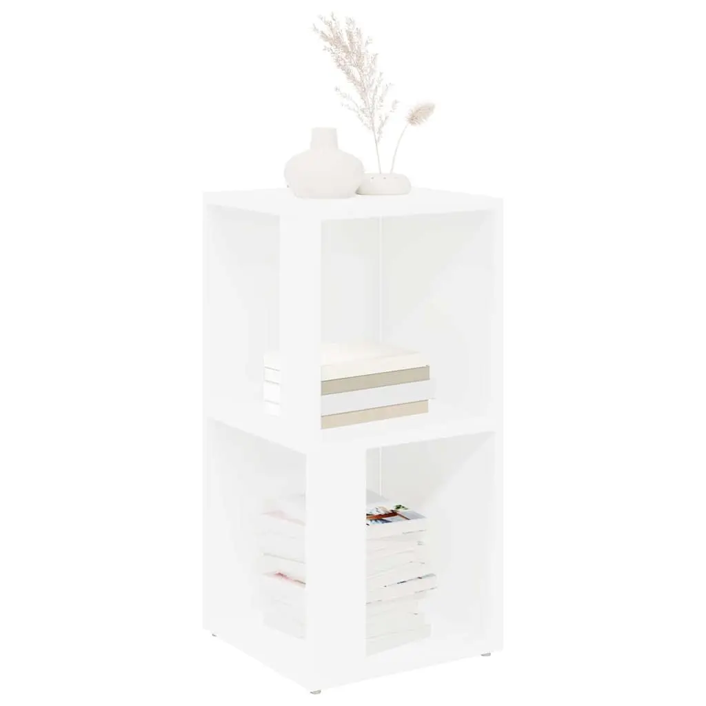 Corner Storage Cabinet White Engineered Wood 33 x 33 x 67 cm