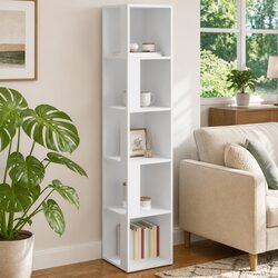 Make Room for a Stylish White Corner Storage Cabinet