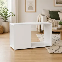 Friendly White TV Cabinet for Your Display Needs