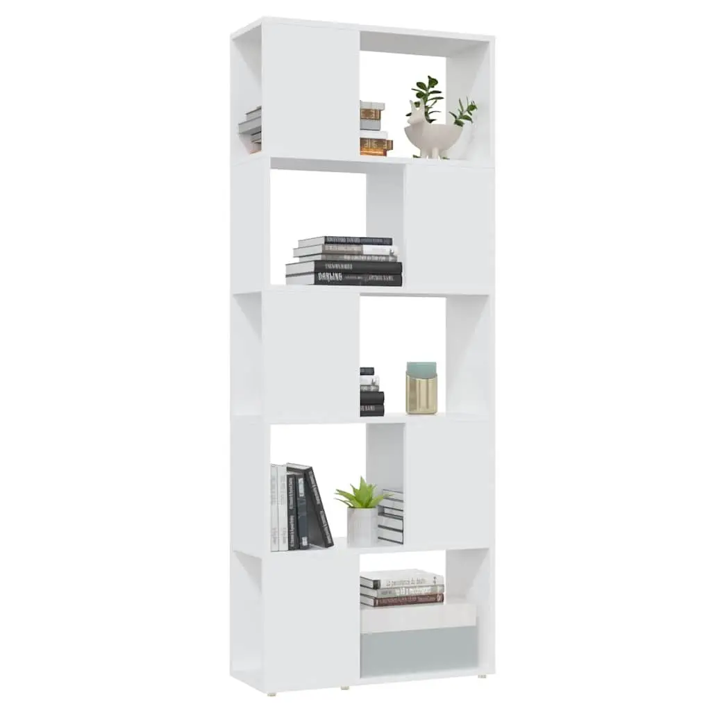Book Cabinet Room Divider White Open Shelving Display Organizer Storage Bookcase