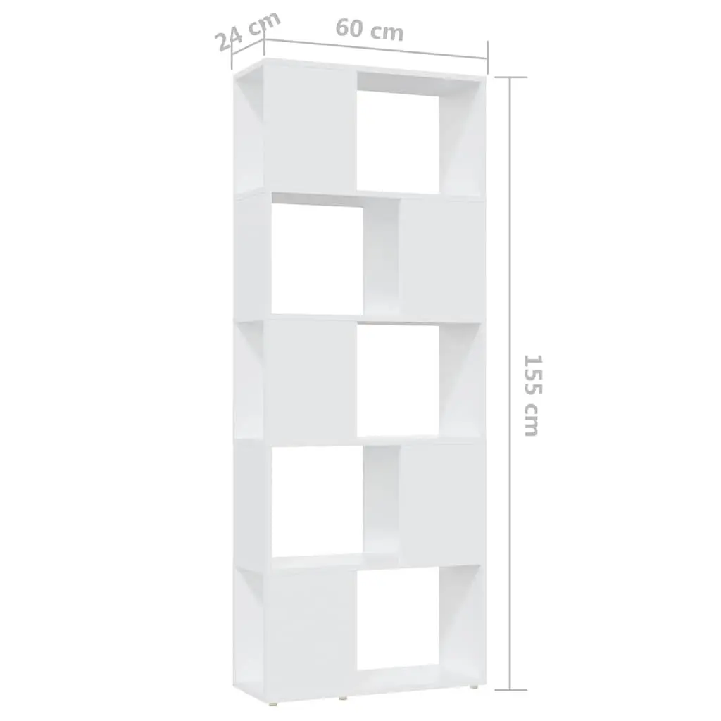 Book Cabinet Room Divider White Open Shelving Display Organizer Storage Bookcase