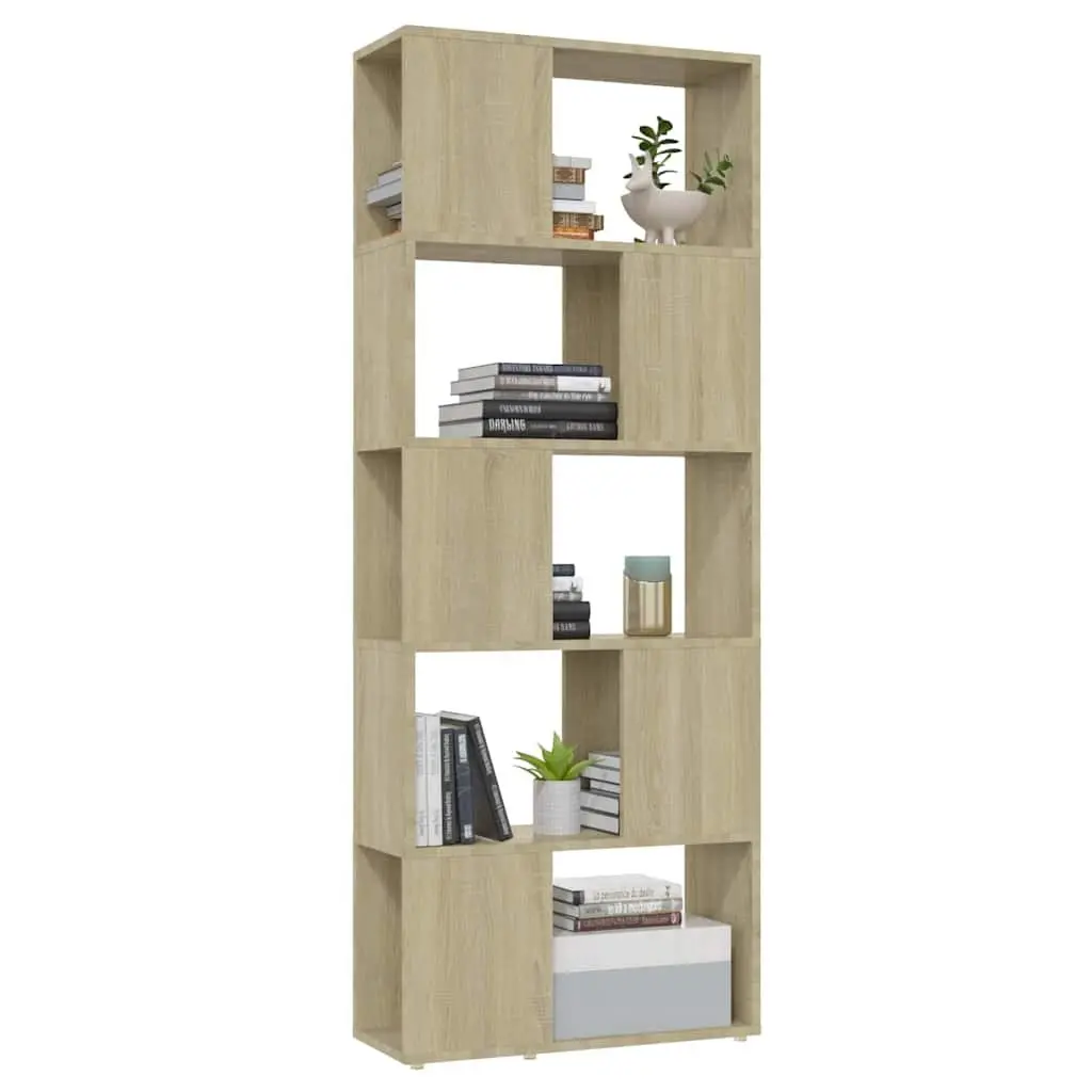 Book Cabinet Room Divider Open Shelf Storage Unit 60x24x155 cm