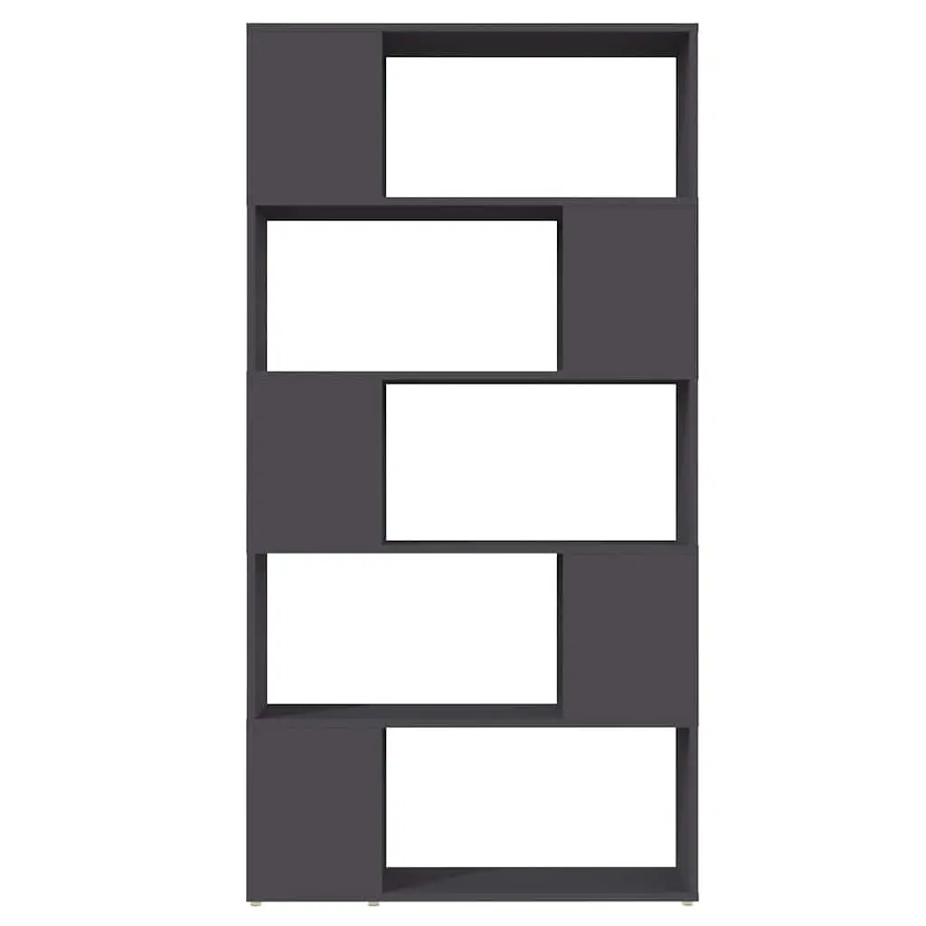 Book Cabinet Room Divider Grey 80x24x155cm