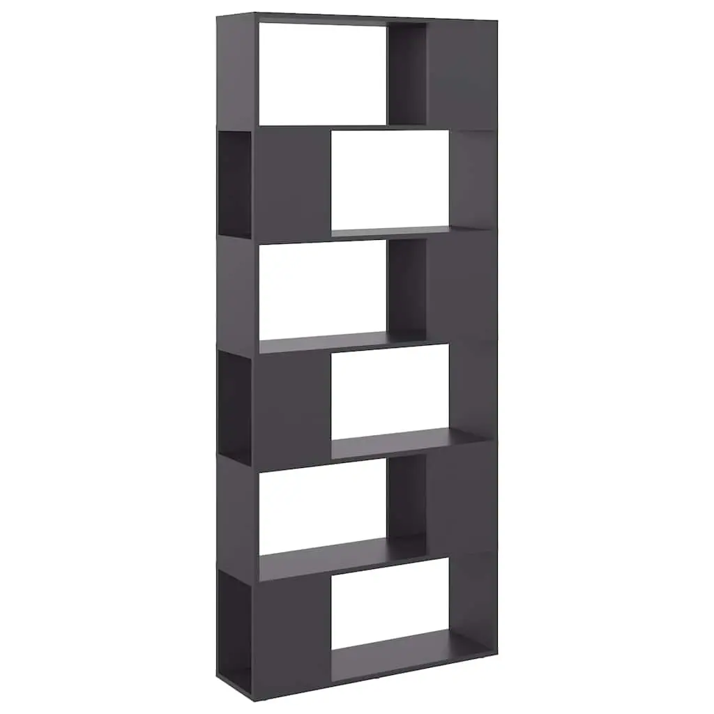 Grey Book Cabinet Room Divider