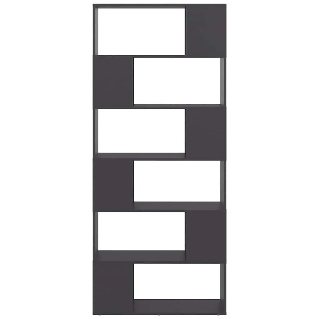 Grey Book Cabinet Room Divider