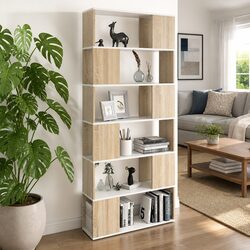 Enhance Your Space with a Beige Book Cabinet Divider