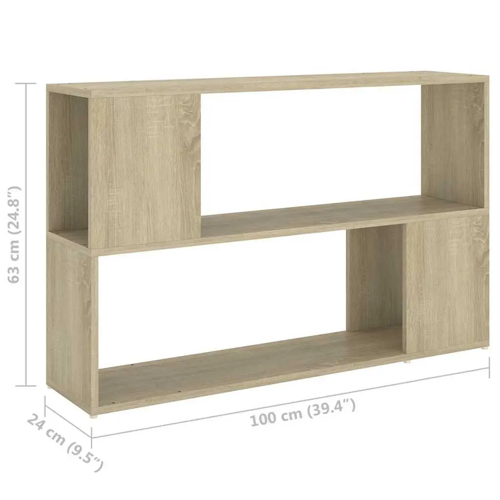 Sonoma Oak Book Cabinet