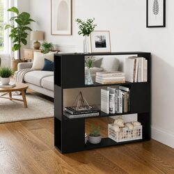 Friendly Black Book Cabinet That Organizes Your Space