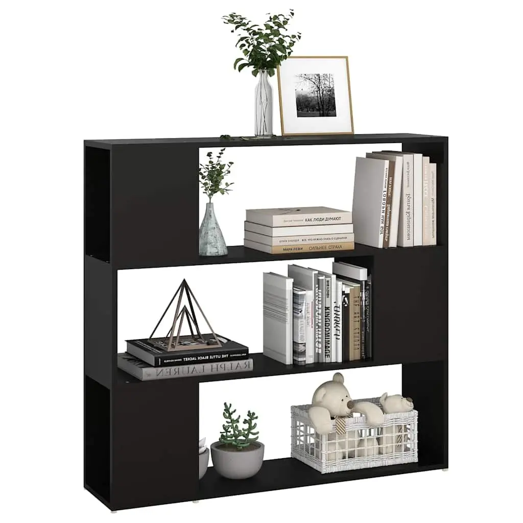 Black Book Cabinet Room Divider Shelving Unit Bookcase Organizer Storage