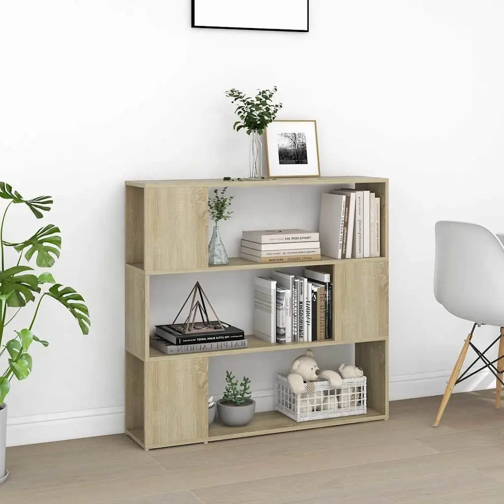 Book Cabinet Room Divider Brown 100x24x94cm