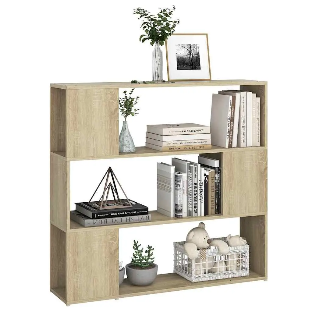 Book Cabinet Room Divider Brown 100x24x94cm