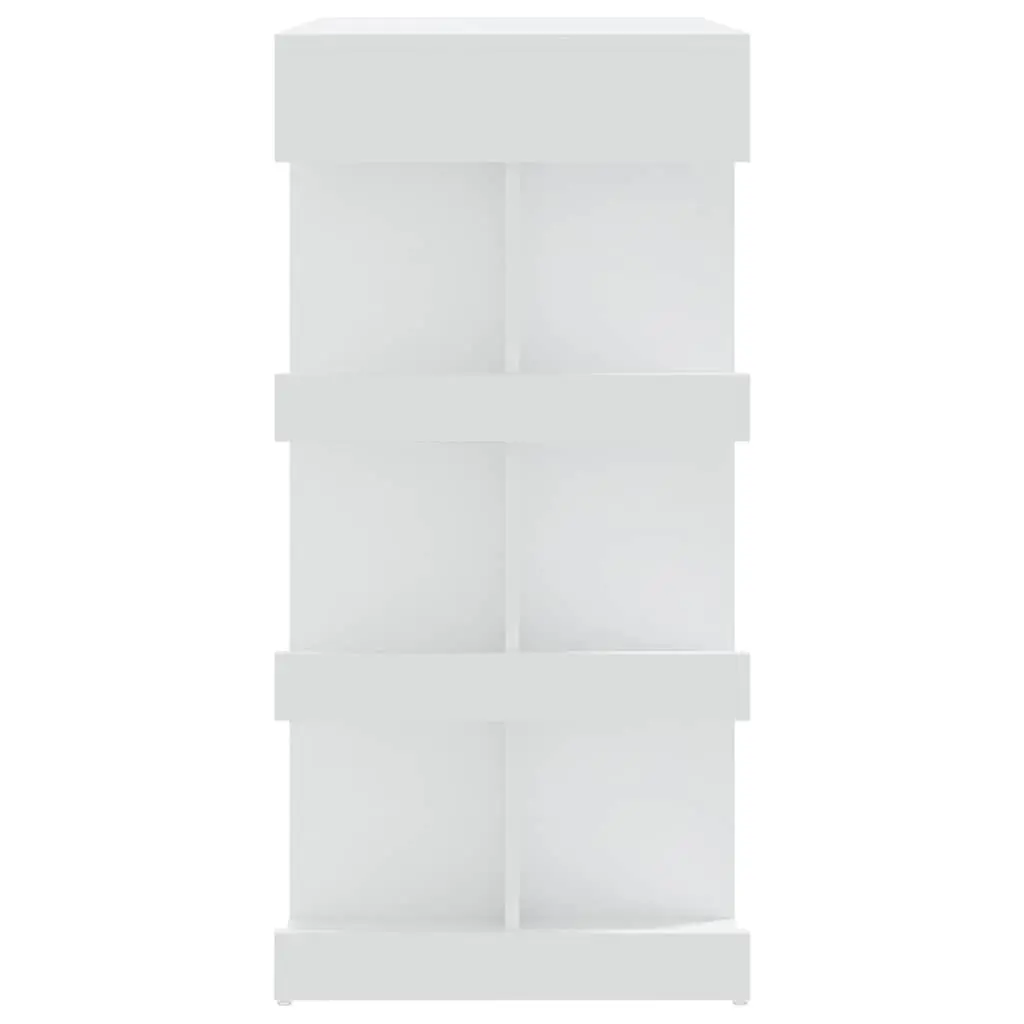 Bar Table with Storage Racks White Space-Saving 100 x 50 x 101.5 cm