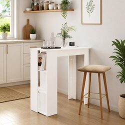 Your Friendly Bar Table with Storage for Bottles and Glasses
