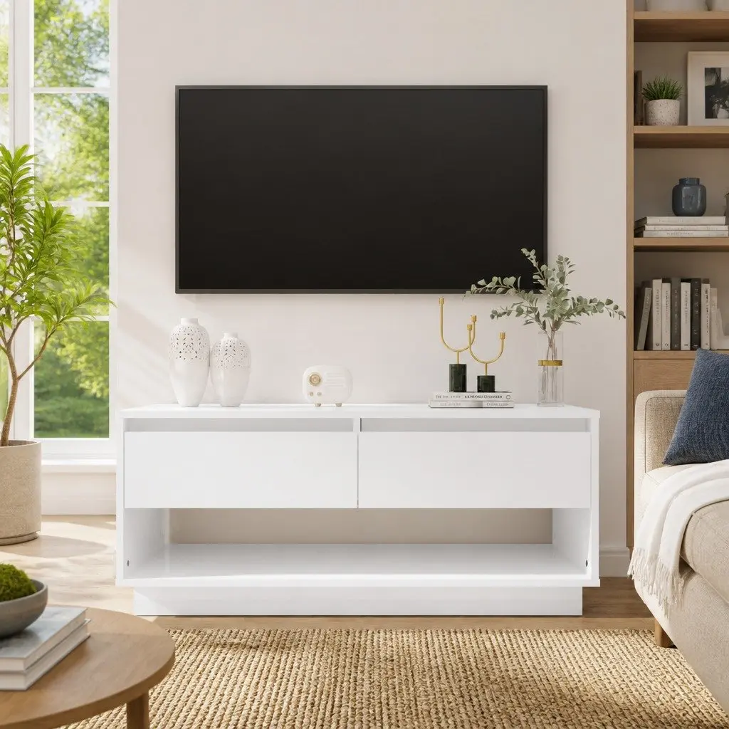 White High Gloss TV Cabinet