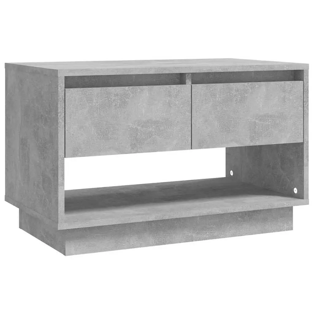 TV Cabinet Concrete Grey Durable Construction 70 x 41 x 44 cm