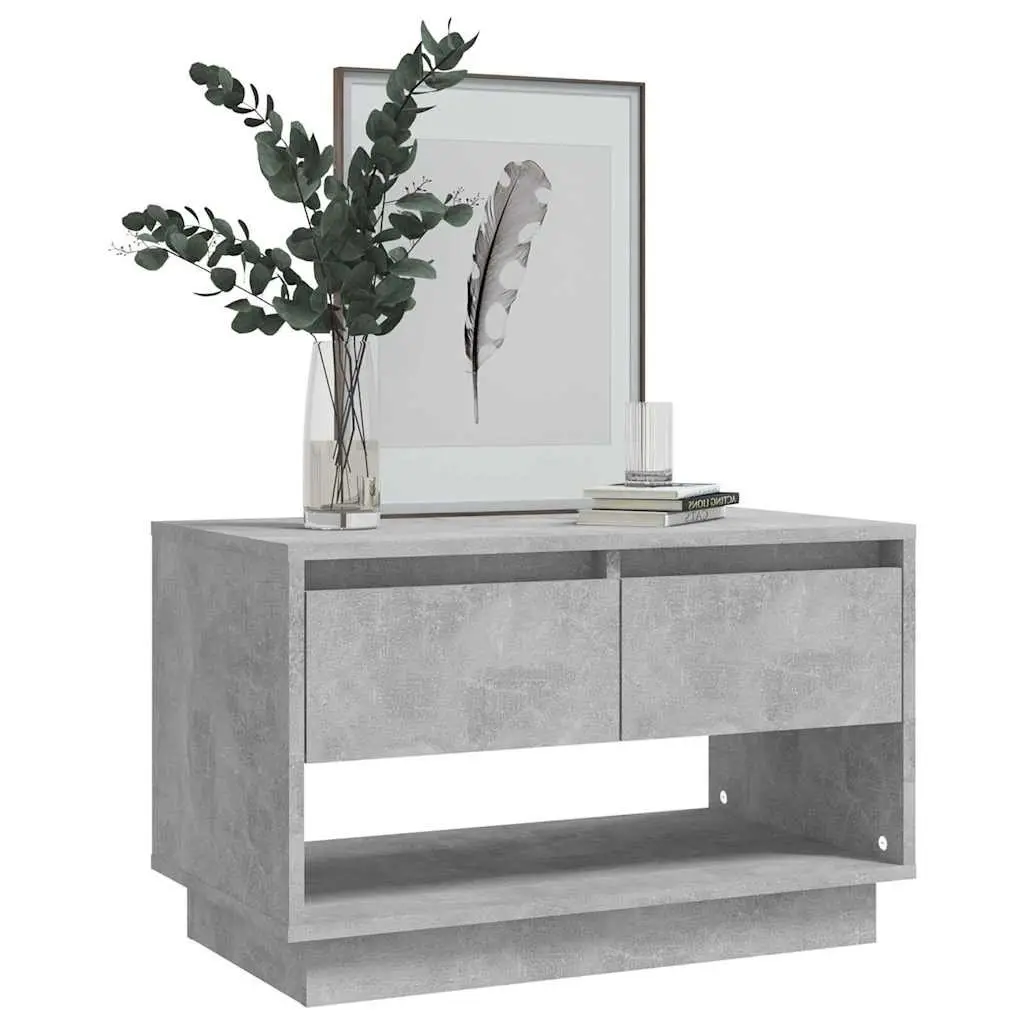 TV Cabinet Concrete Grey Durable Construction 70 x 41 x 44 cm