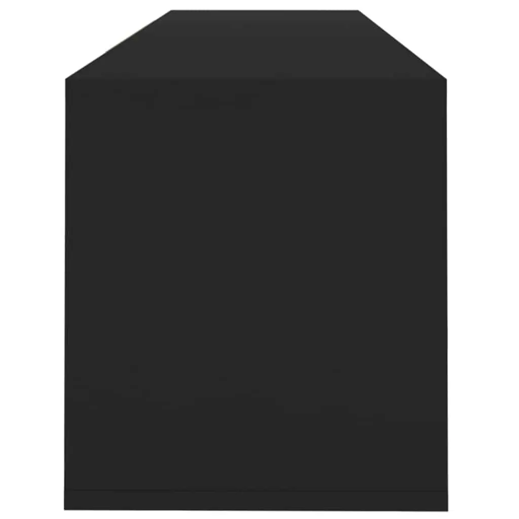 TV Cabinet Black 4-Door Lowboard 120 x 30 x 40.5 cm