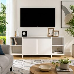 Your Ideal TV Cabinet in High Gloss White Finish