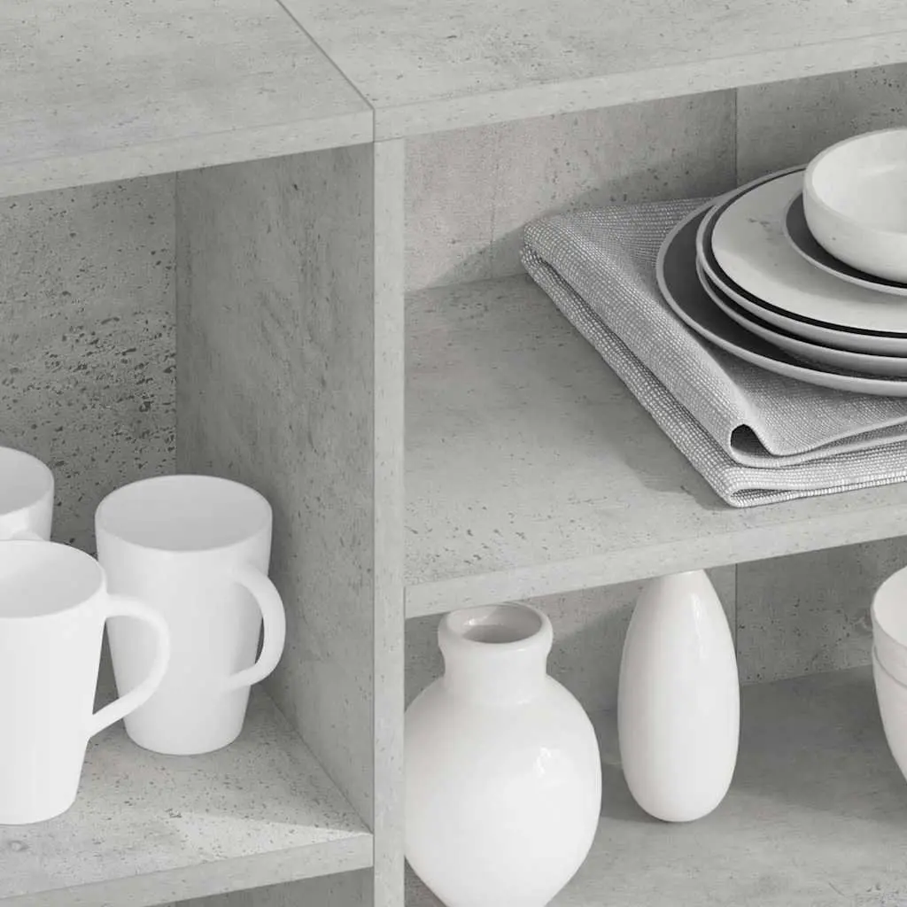 Sideboard Grey Modern Storage Cabinet 120cm