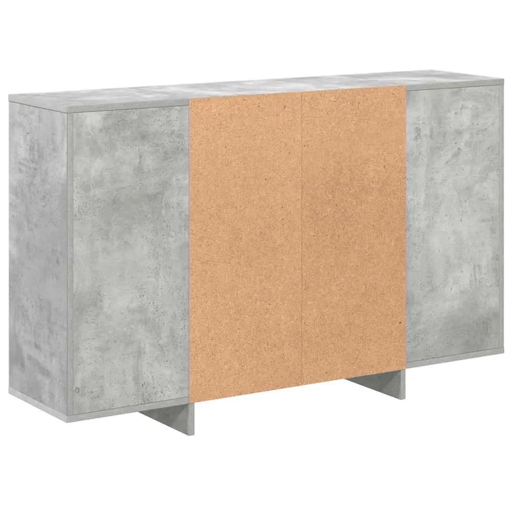 Sideboard Grey Modern Storage Cabinet 120cm